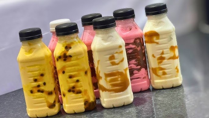 Garrafinhas de cremes gourmet variados